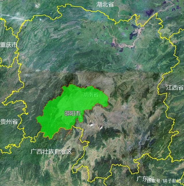 14張地形圖,快速了解湖南省邵陽(yáng)市的12個(gè)市轄區(qū)縣市